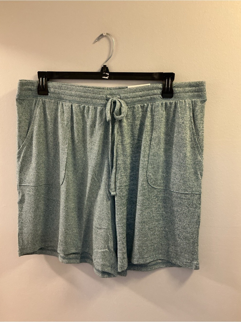 Sonoma Goods for Life Everyday Pajama Shorts 1X Blue Heather Lounge Sleepwear - Picture 2 of 11